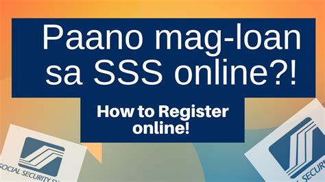 Paano mag loan sa SSS online .